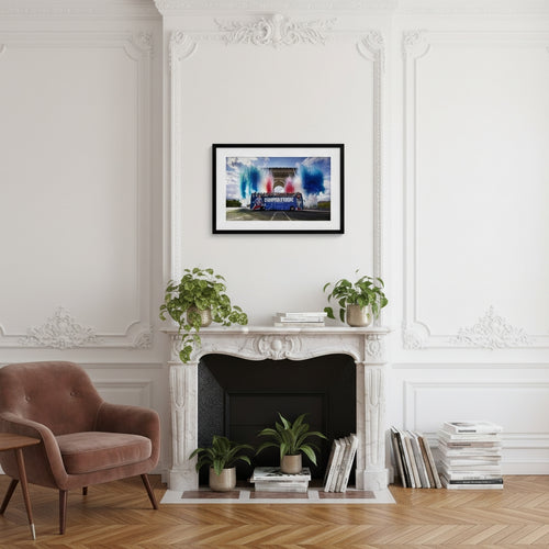 PSG Victory 2025 - Framed