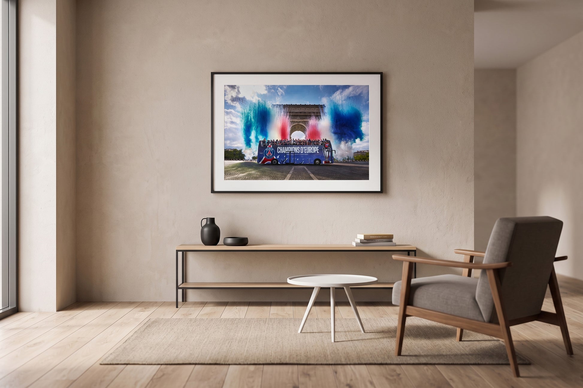 PSG Victory 2025 - 60x80cm FineArt Framed
